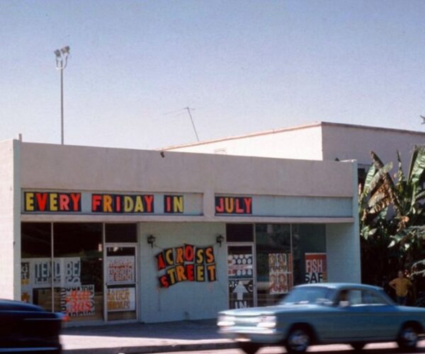 Sister Mary Corita Studio in the mid-1960s, courtesy of the Corita Art Center..